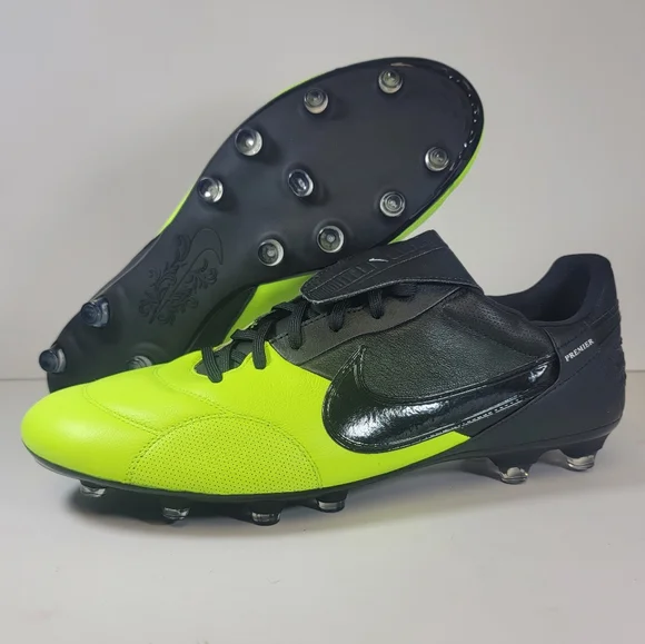 Nike Premier 3 FG Soccer Cleats Black Volt AT5889-009 NEW rare Mens sizes Nike Premier 3 FG Black Volt Soccer Cleats AT5889-009 Size  main image 2